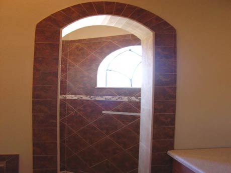 Custom Tile Archway